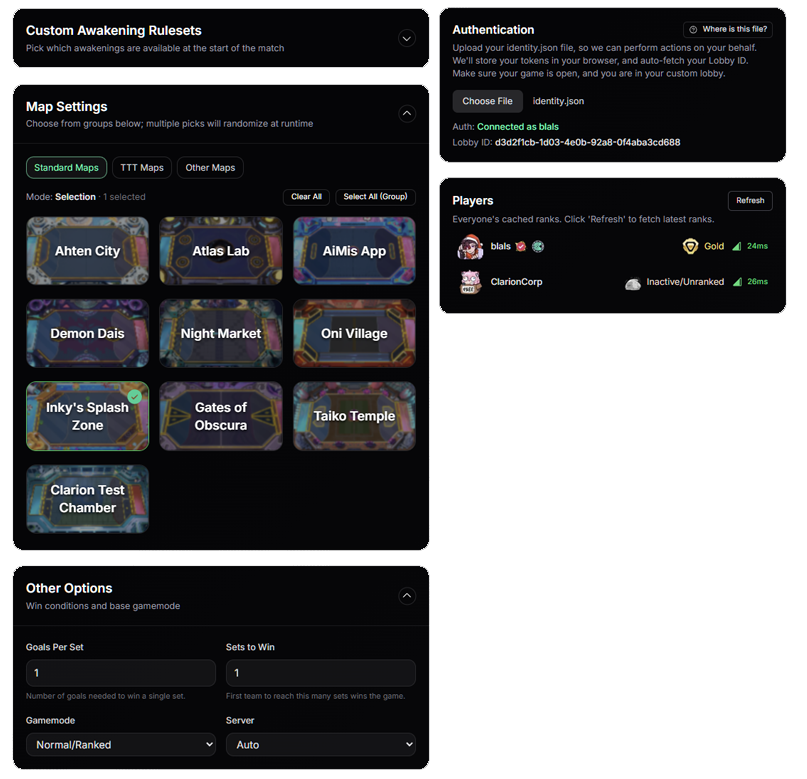 Custom Games Manager